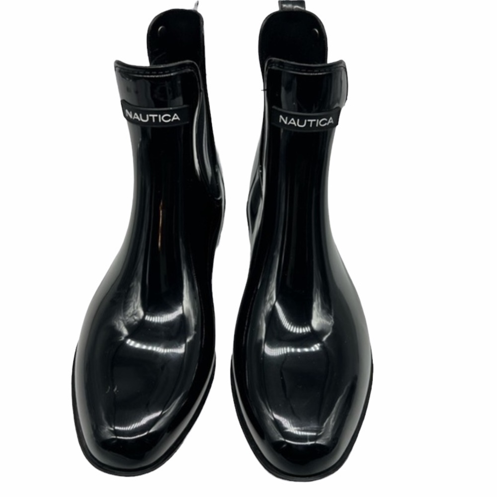Nautica Mid-calf Black Rain Boots Women’s Size 10 - Like New